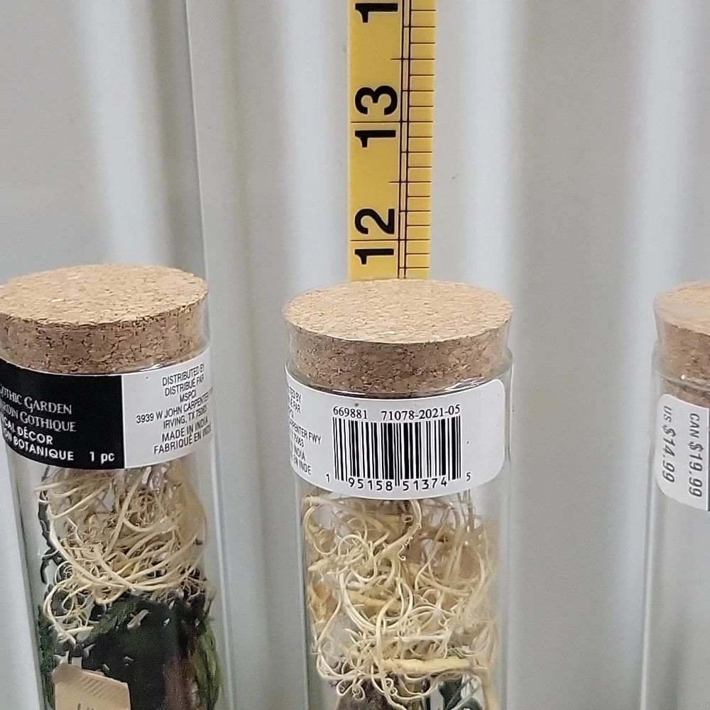 Ashland Faux Floral Tubes - Green and Brown Perfect For Home Decor. Holidays.
